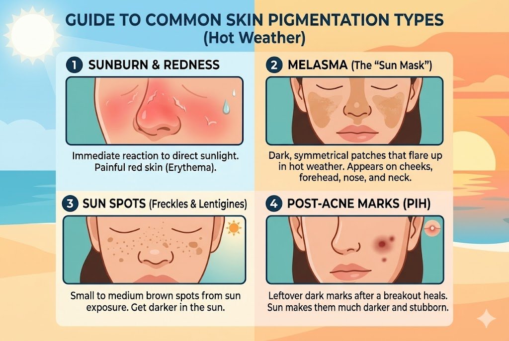 protect your skin from pigmentation caused by sun exposure